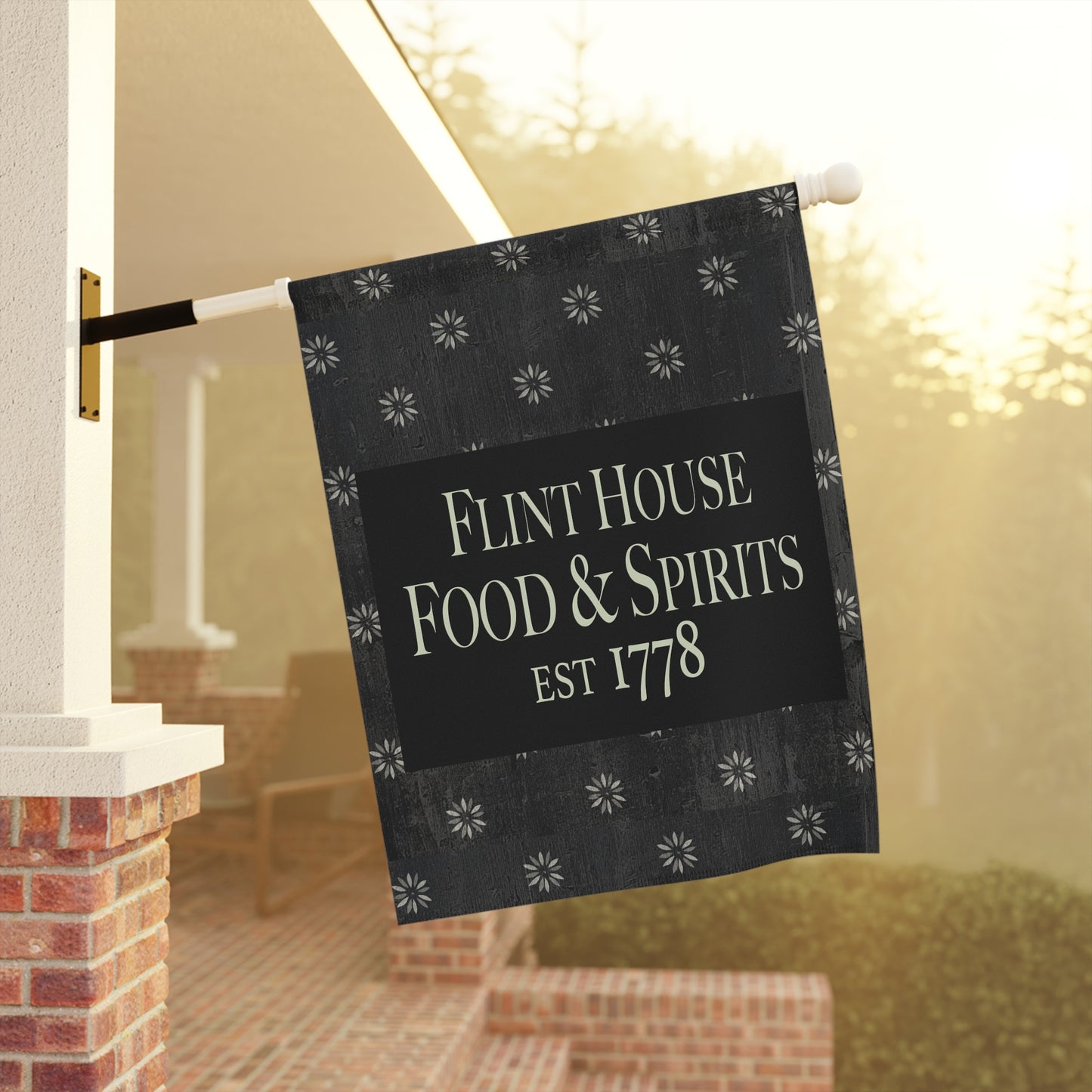 Personalized Garden Banner - Flint House Food & Spirits, EST 1778 -