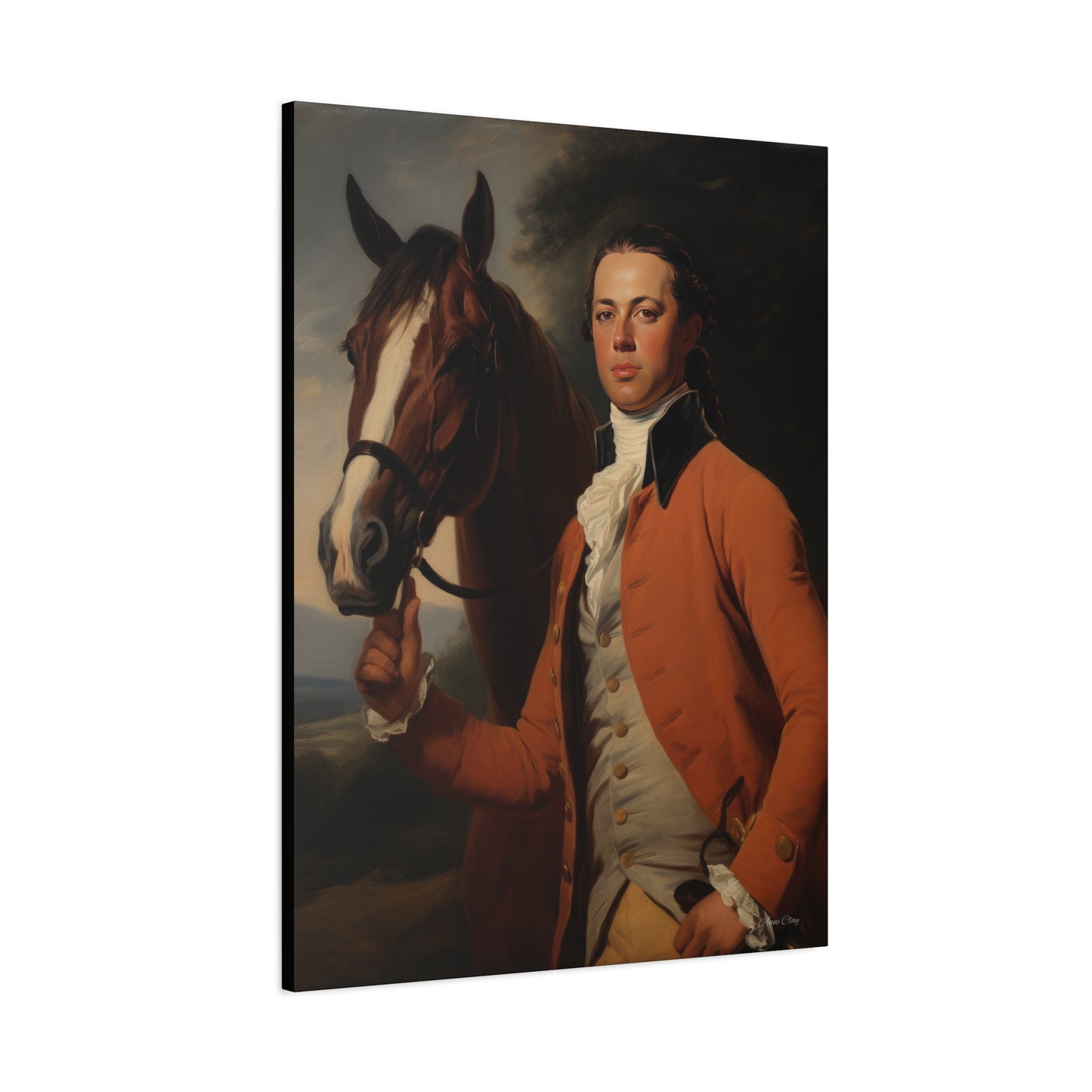 Richard and Lightening Matte Canvas, Stretched, 1.25"