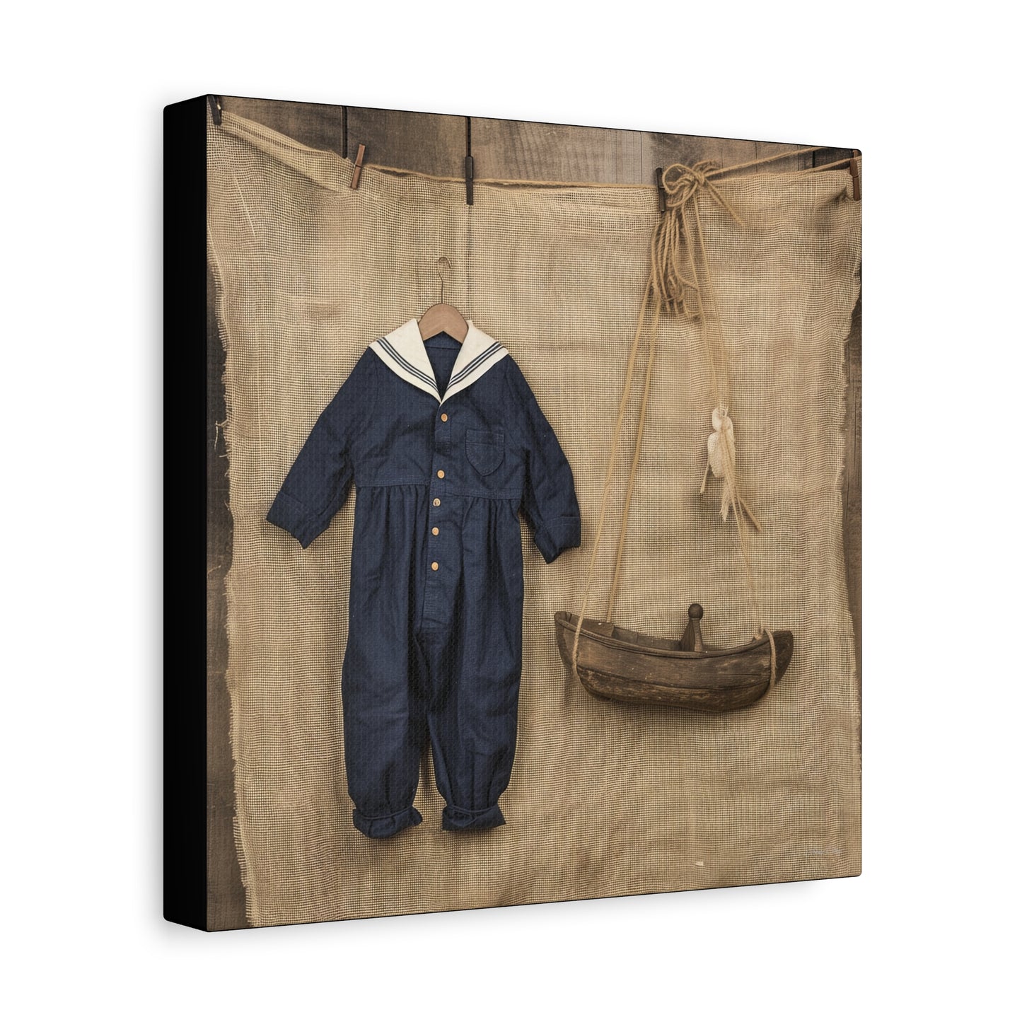 Sailor Child Matte Canvas, Stretched, 1.25"