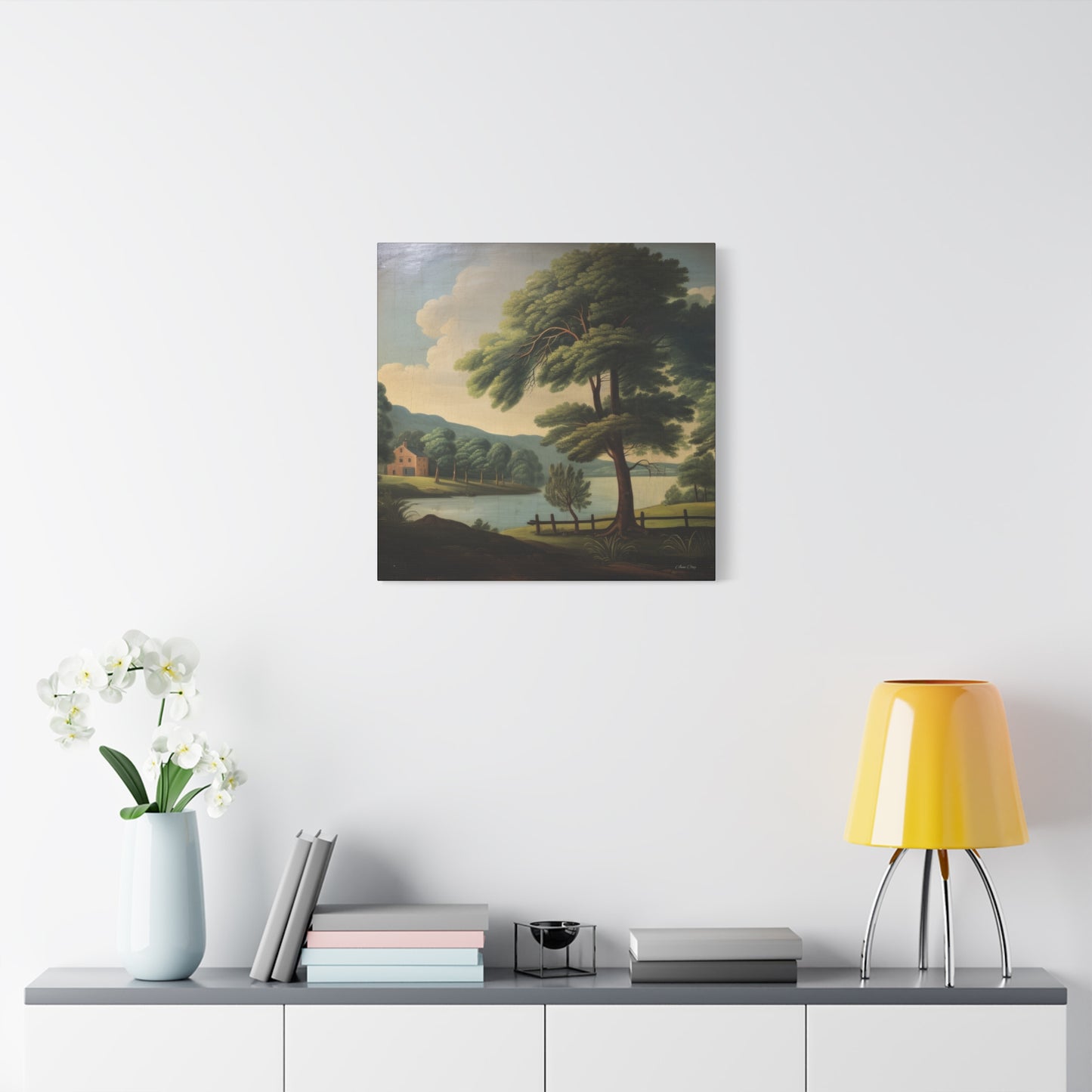 The View Matte Canvas, Stretched, 1.25"