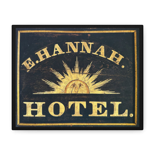 Hannah Hotel Matte Canvas, Stretched, 1.25"