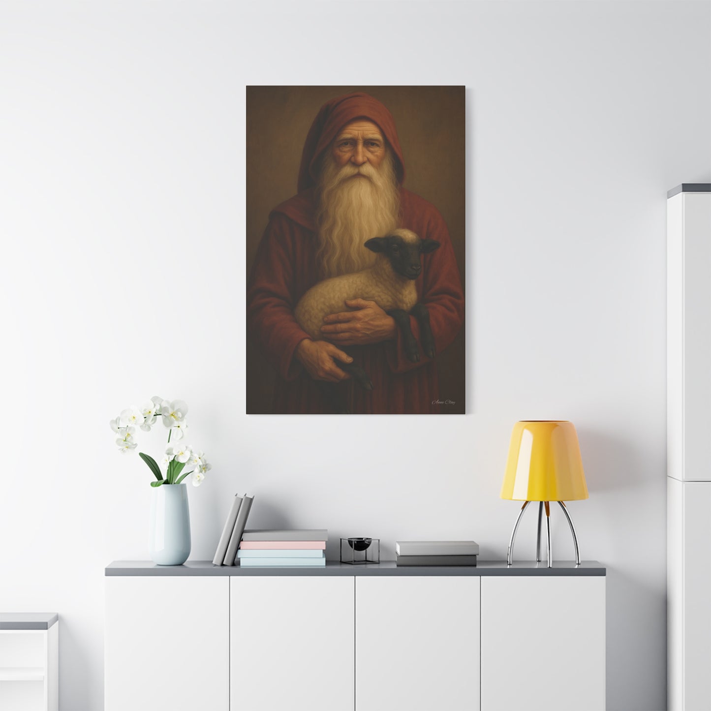 Rustic Shepherd Wall Art Print
