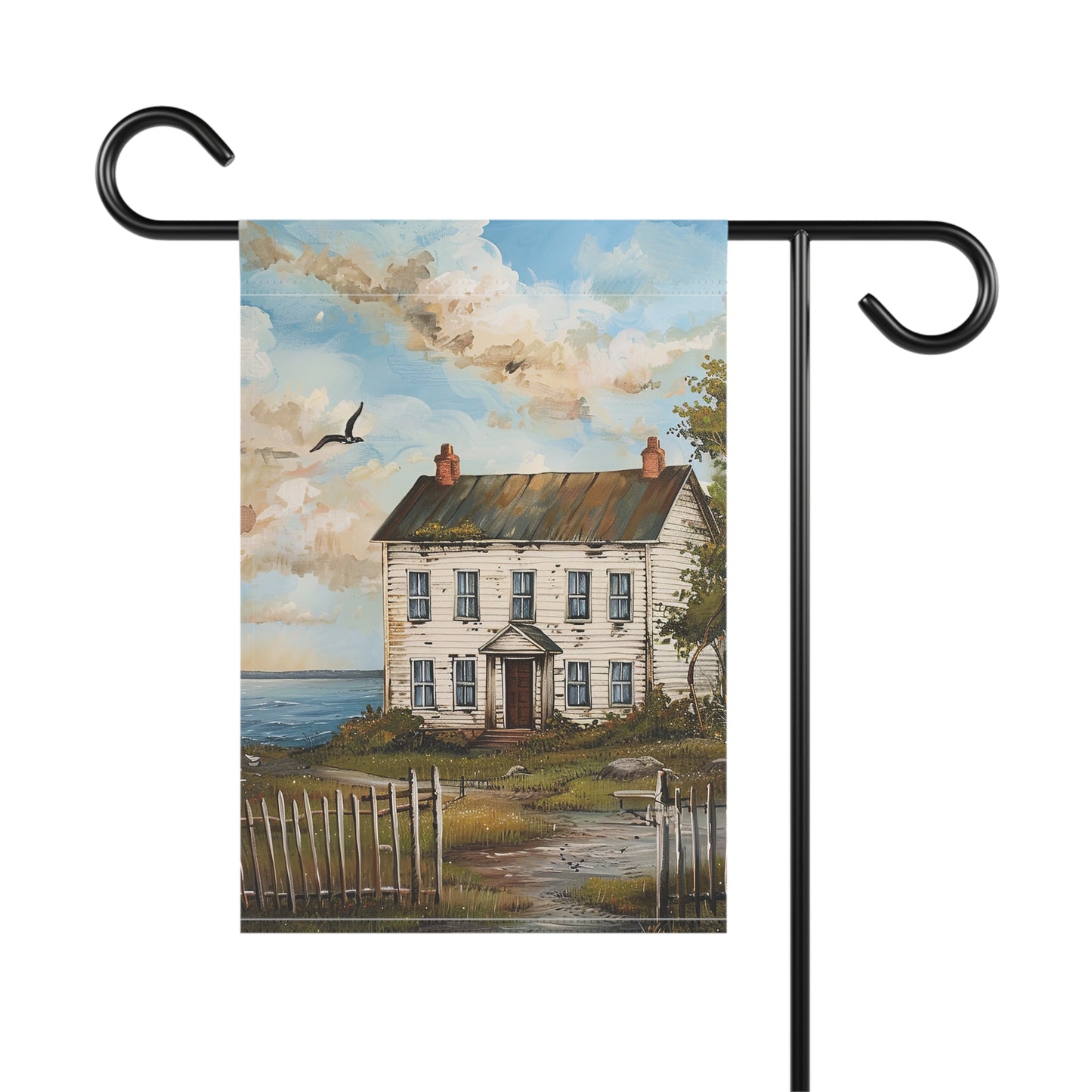 Old White House by the Sea Garden & House Banner