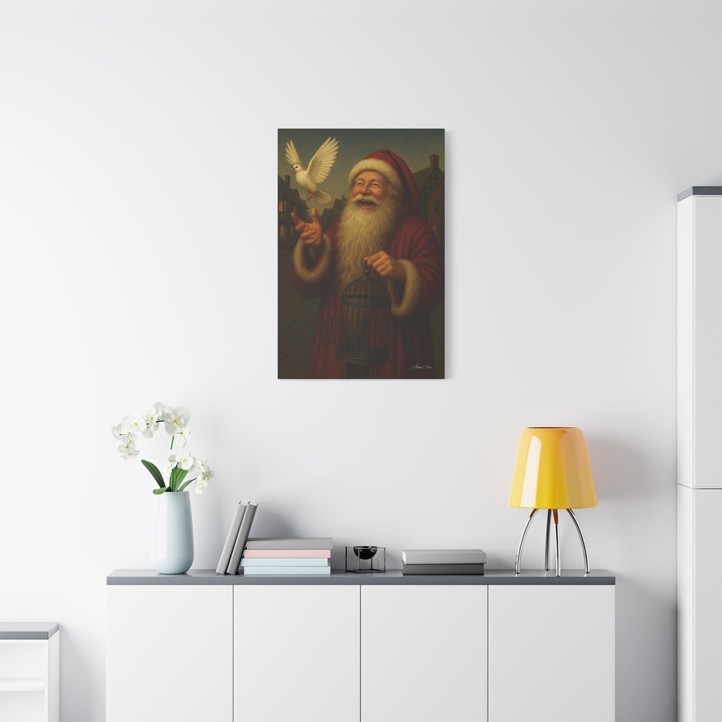 Santa Claus Canvas Wall Art
