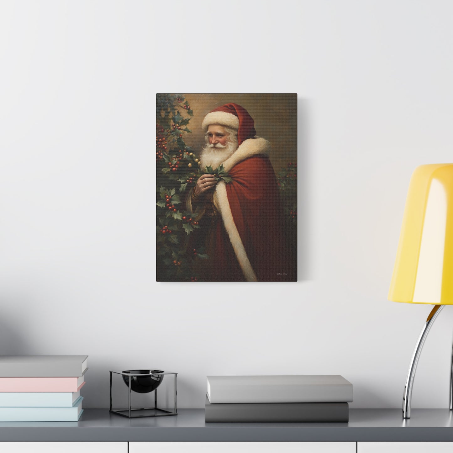 Secret Santa Matte Canvas, Stretched, 1.25"