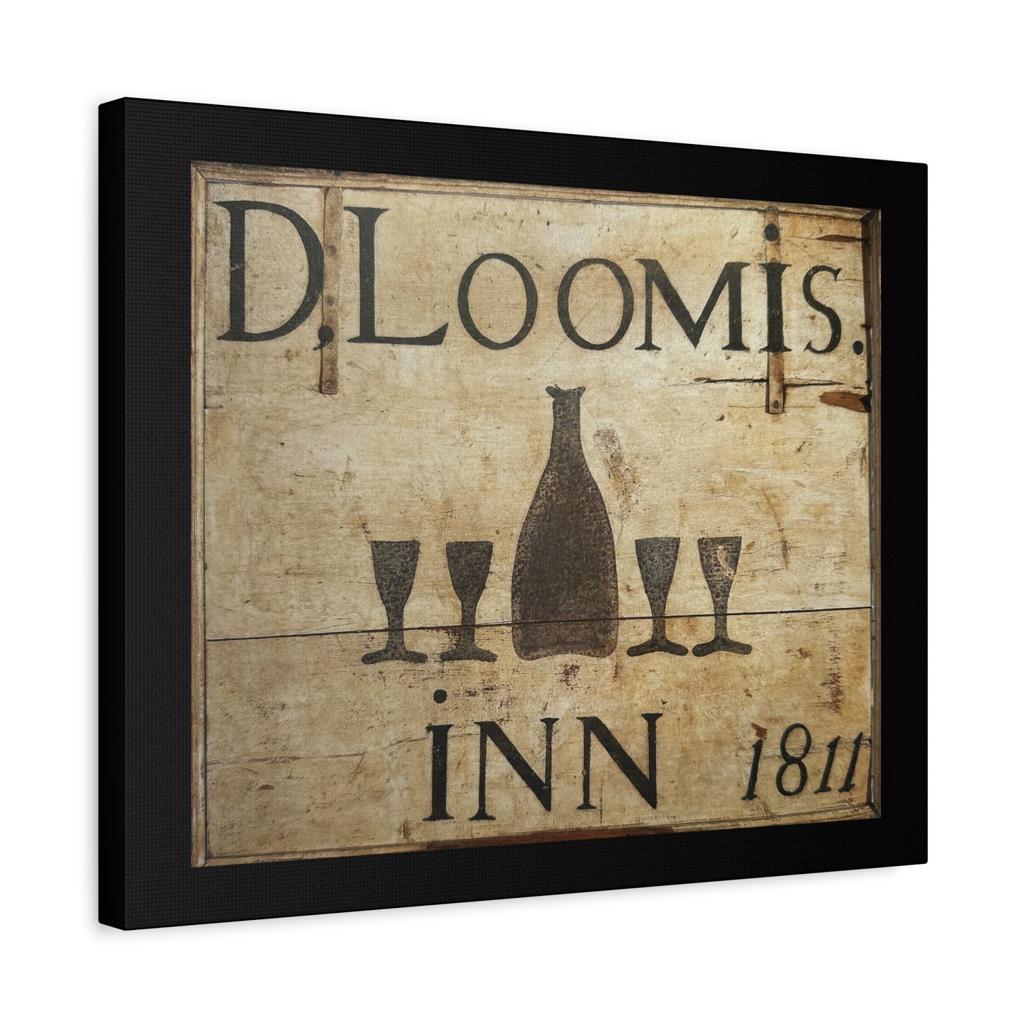 D. Loomis Inn Matte Canvas, Stretched, 1.25"
