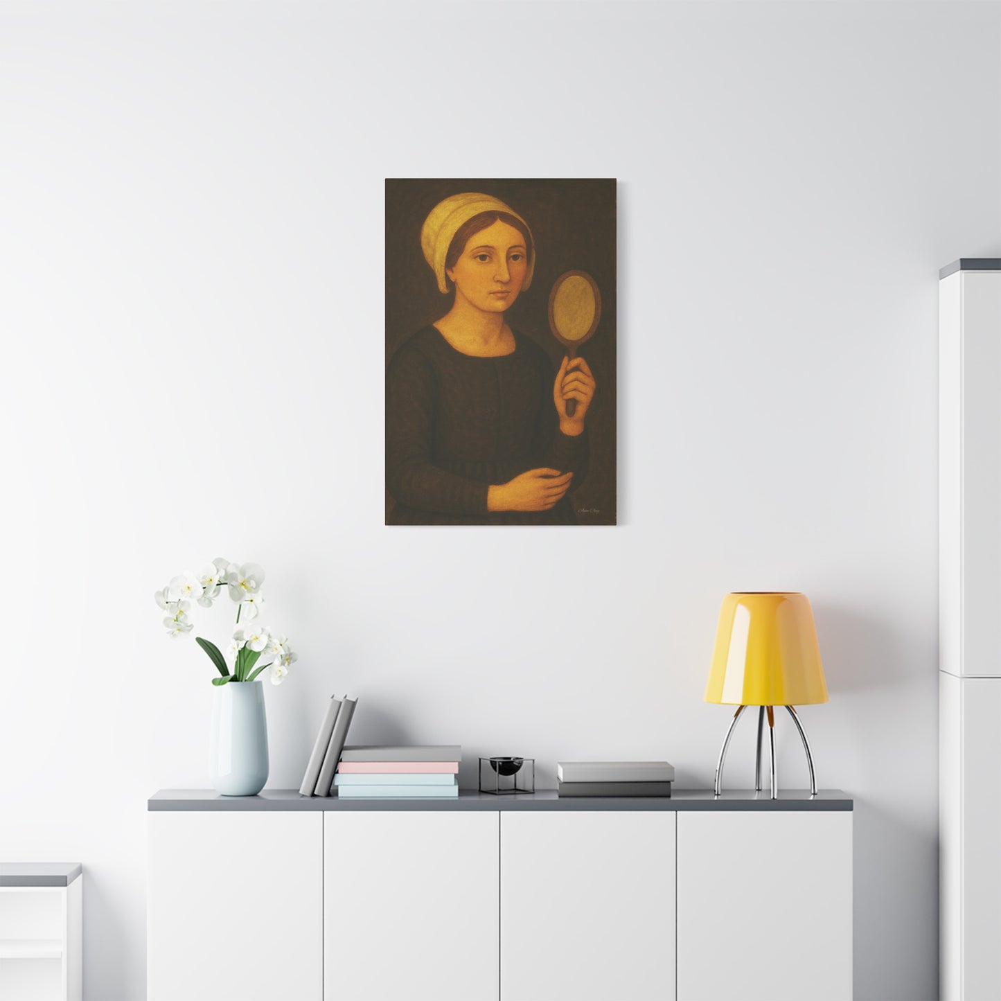 Vintage Art Print, Wall Decor, Home Decoration, Gift for Her, Canvas Artwork, Bohemian Style, Framed Picture