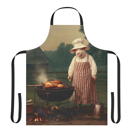 Pig at the BBQ Apron