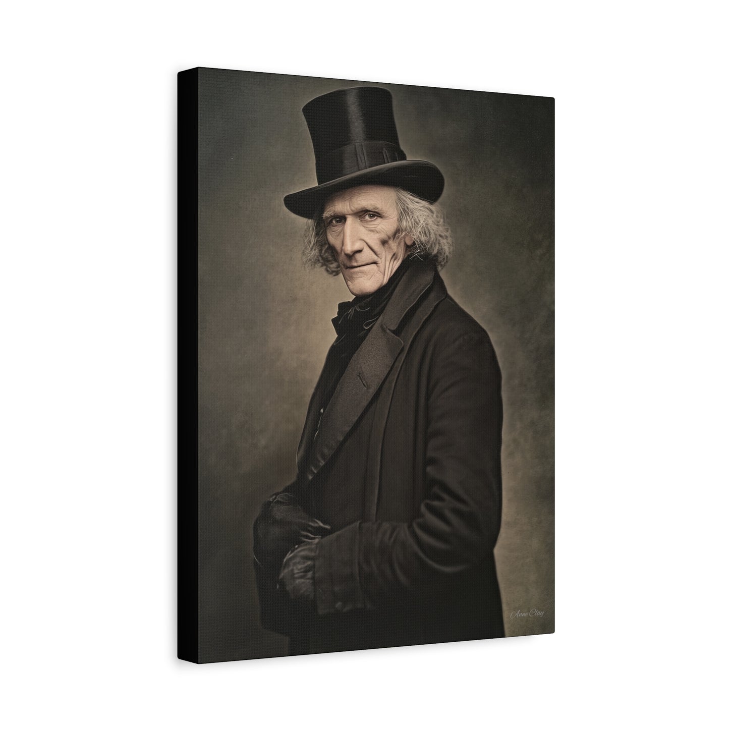 WS Scrooge Matte Canvas, Stretched, 1.25"