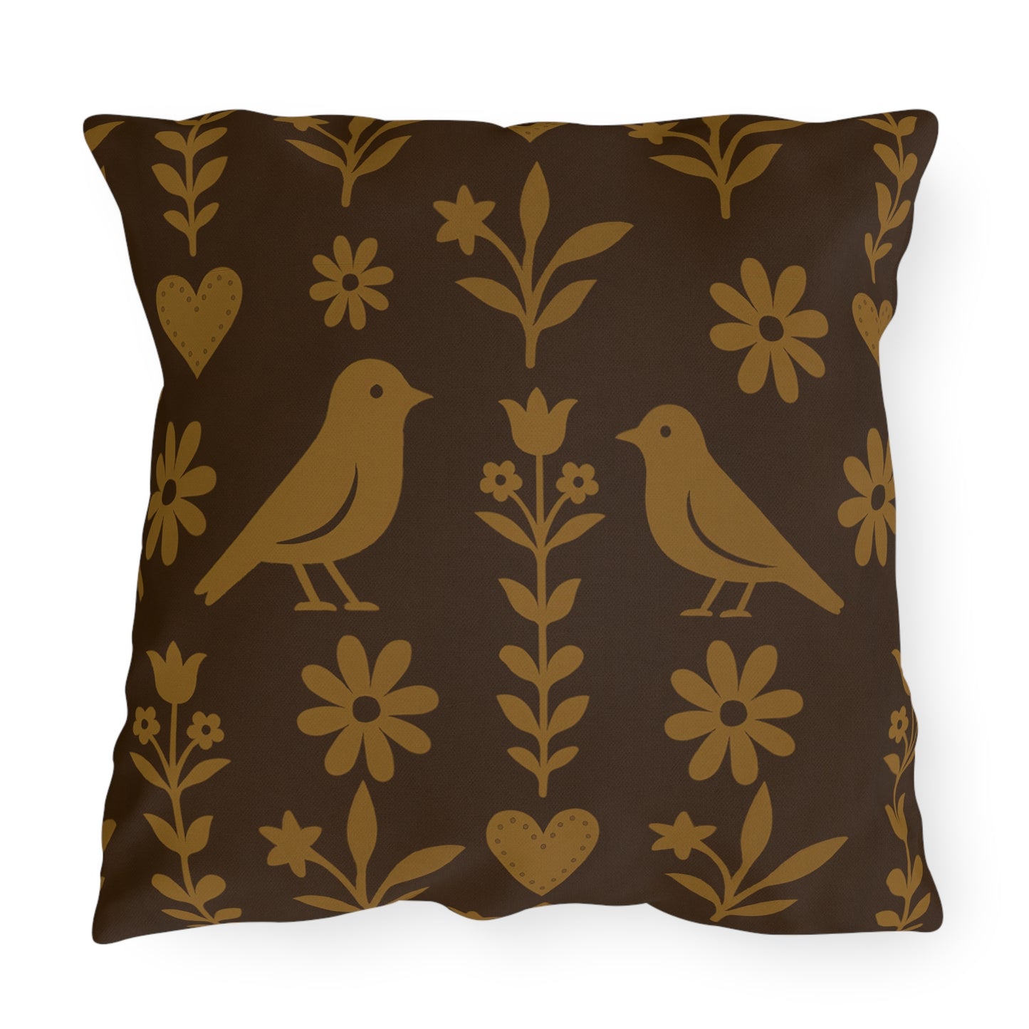 Charming Outdoor Pillows with Nature-Inspired Design, Garden Decor, Patio Cushions, Rustic Home Accents, Bird and Flower Patterns, [...]