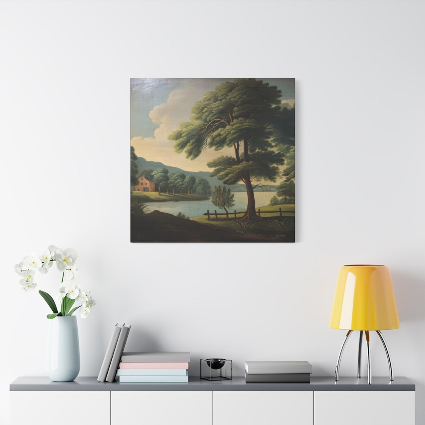 The View Matte Canvas, Stretched, 1.25"