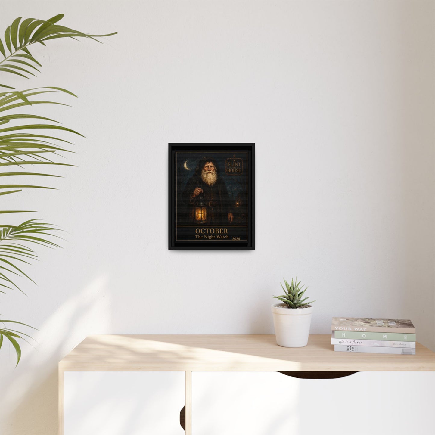 October ‘The Night Watch’ Framed Matte Canvas Wall Art