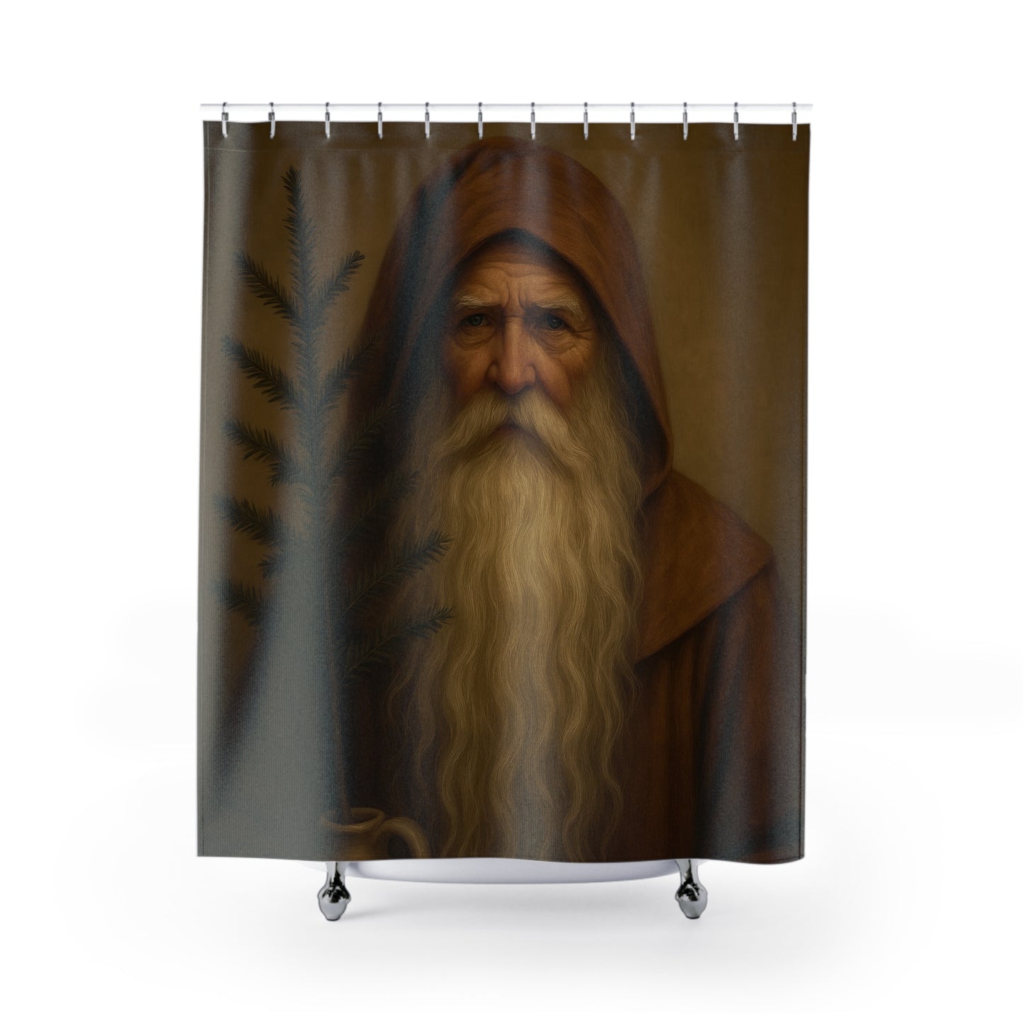 Mystical Sage Shower Curtain - Enchanting Home Decor