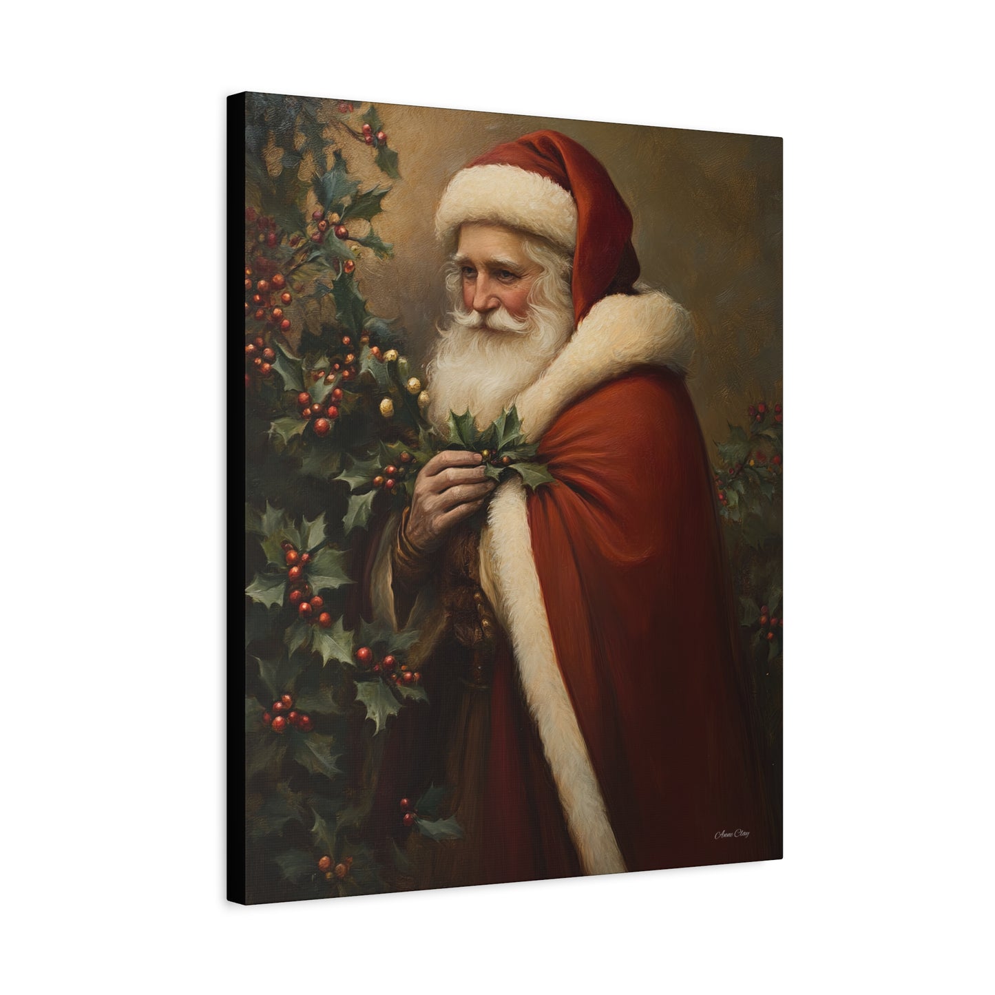 Secret Santa Matte Canvas, Stretched, 1.25"