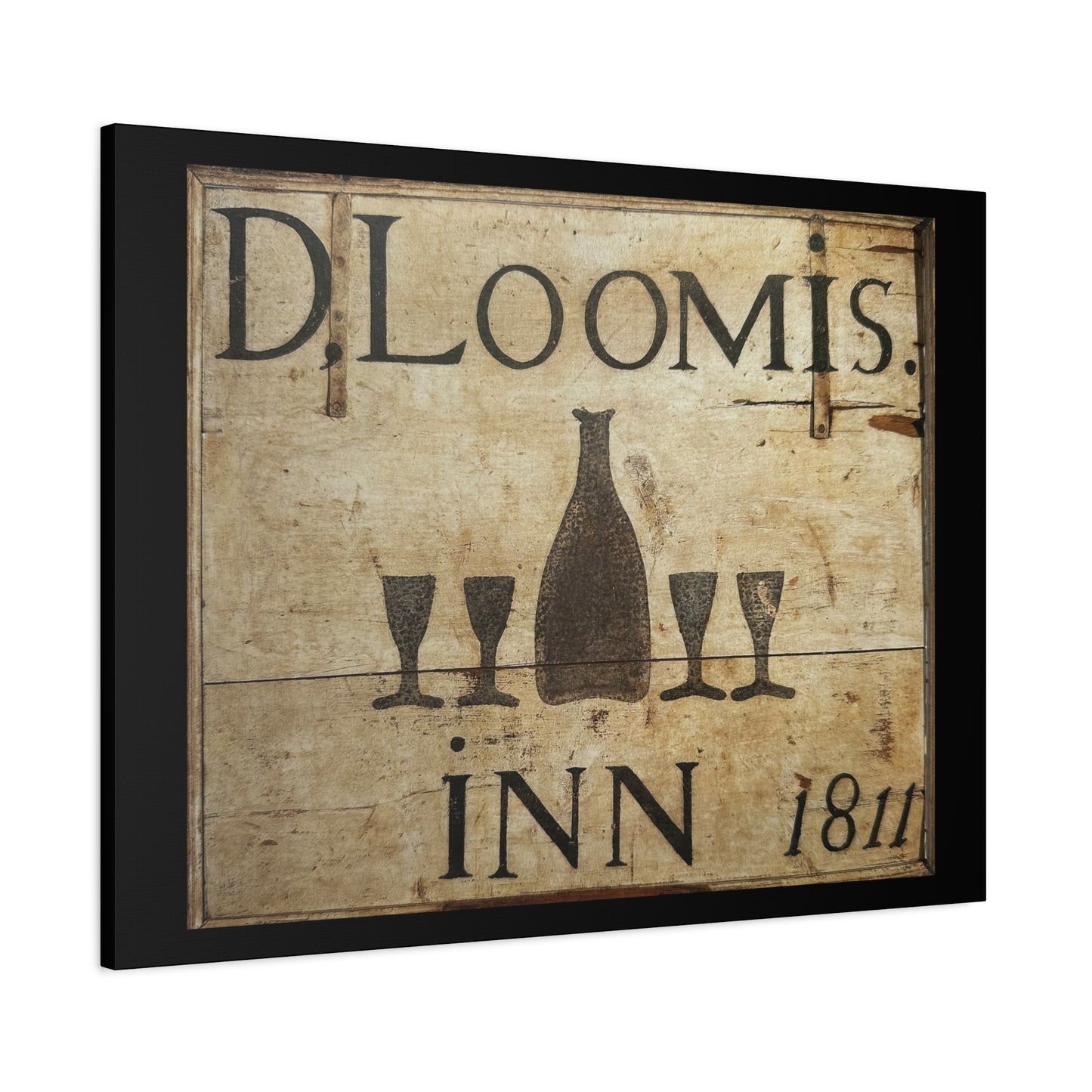 D. Loomis Inn Matte Canvas, Stretched, 1.25"