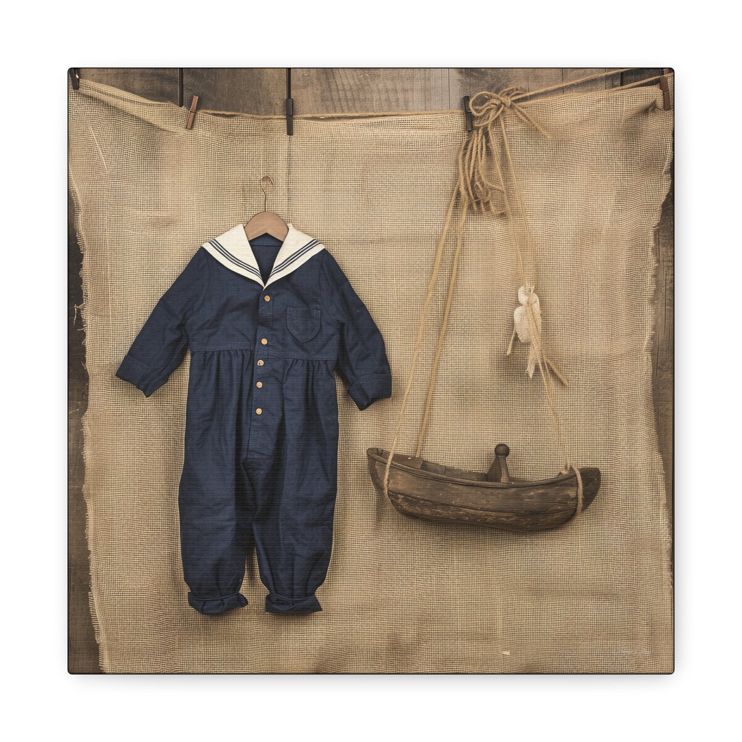 Sailor Child Matte Canvas, Stretched, 1.25"