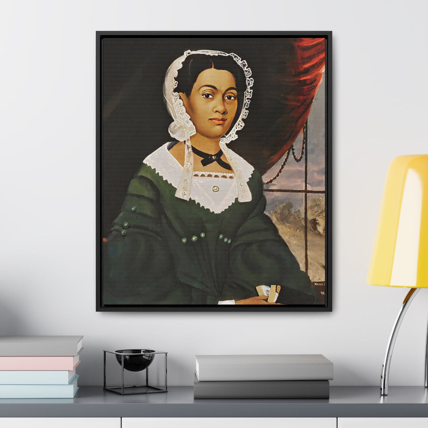 Mrs. Nancy Lawson Gallery Canvas Wraps, Vertical Frame