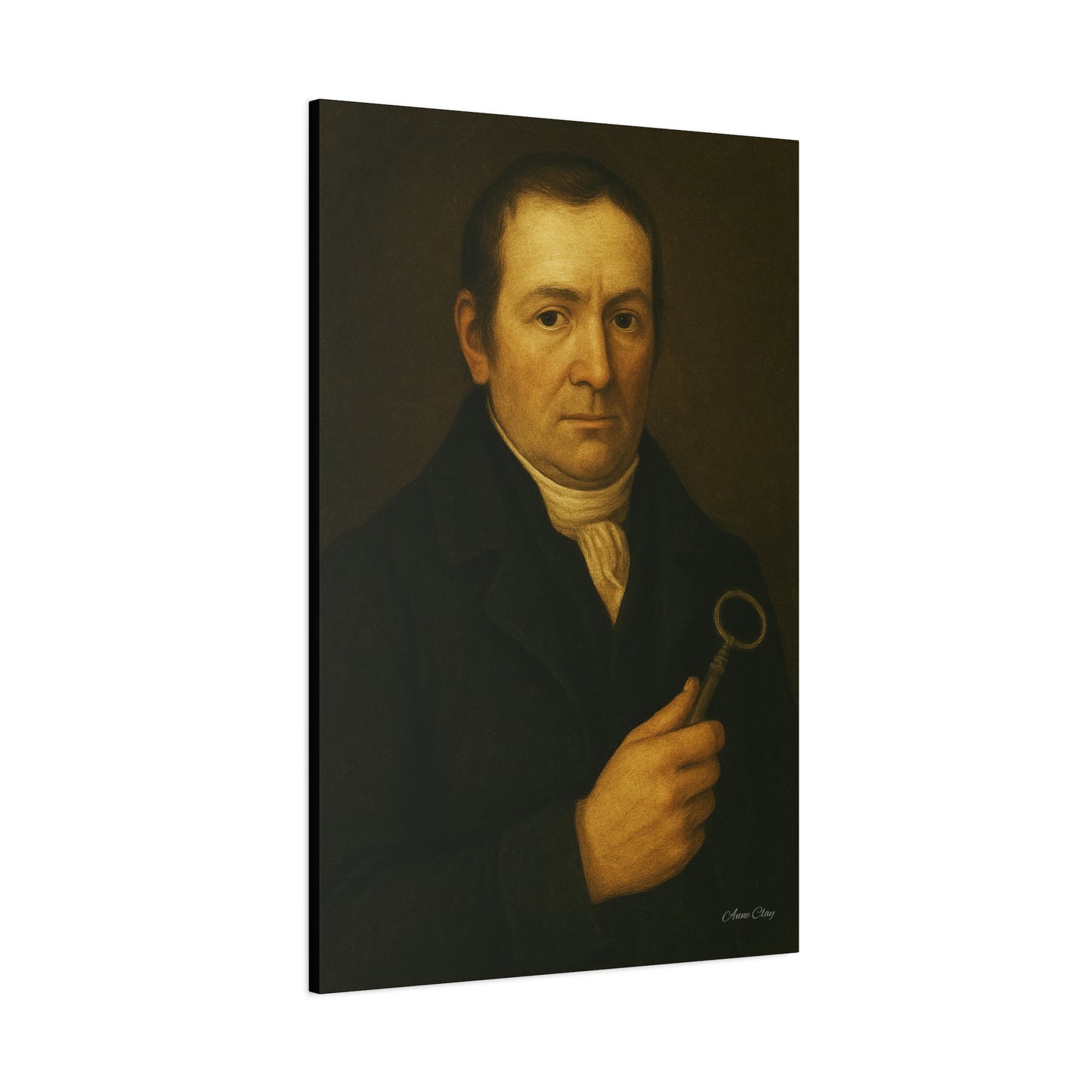 Matte Canvas Wall Art, Portrait of Historical Figure, Vintage Decor, Home Aesthetic, Gift for Art Lovers, Framed Print, Unique Wall Decor