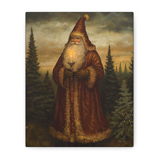 Dreamland Santa Matte Canvas, Stretched, 1.25"