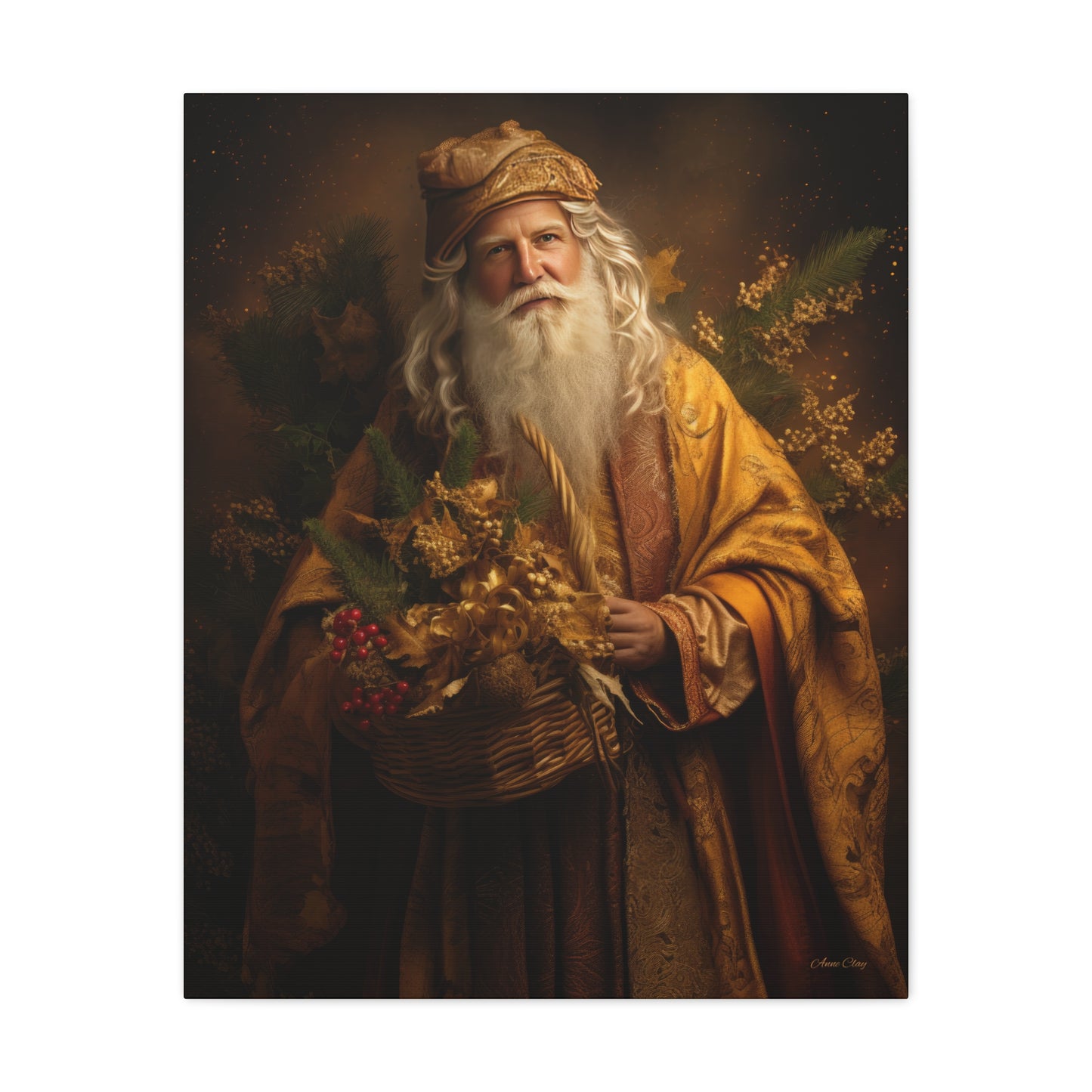 Santa New Year! Matte Canvas, Stretched, 1.25"