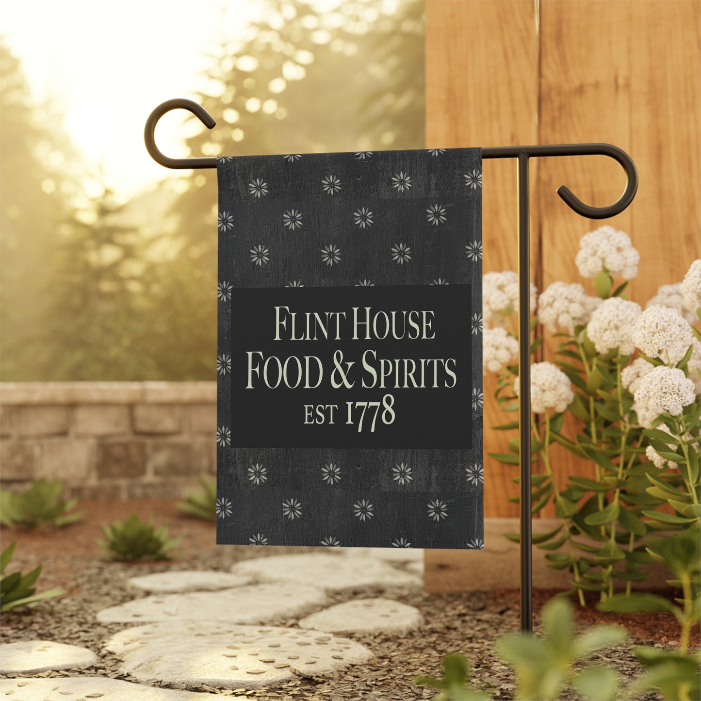 Personalized Garden Banner - Flint House Food & Spirits, EST 1778 -