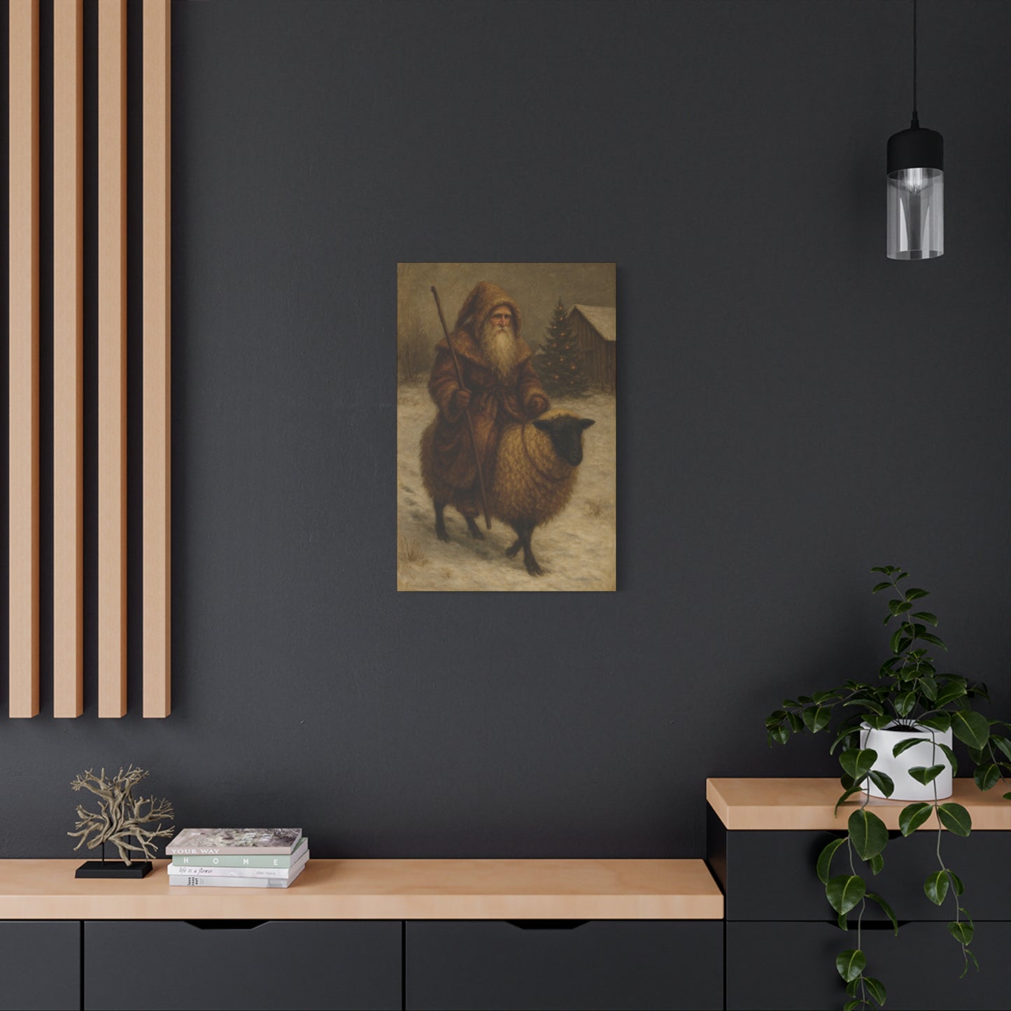 Vintage Winter Art Canvas