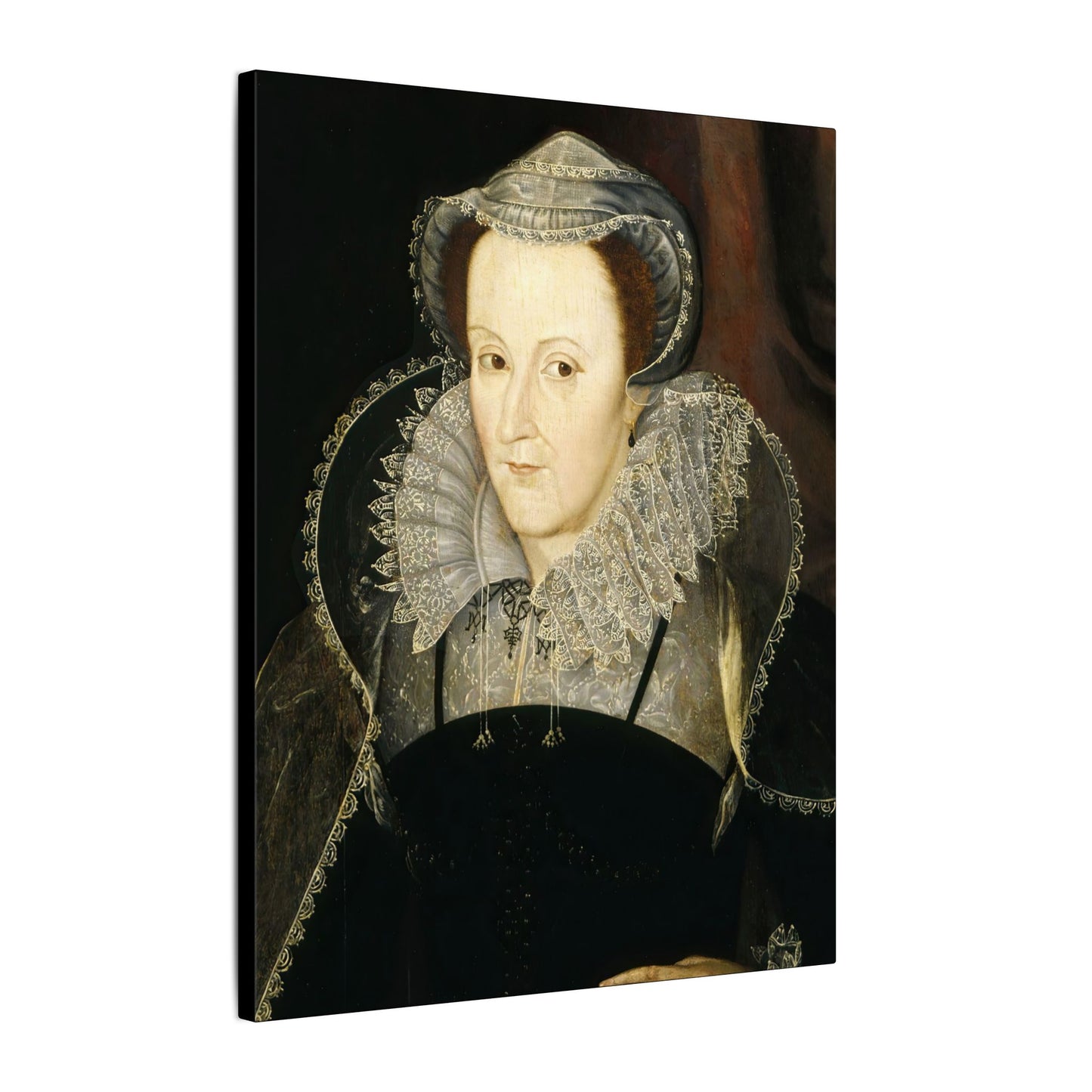 Matte Stretched Canvas - Vintage Elizabethan Portrait Wall Art