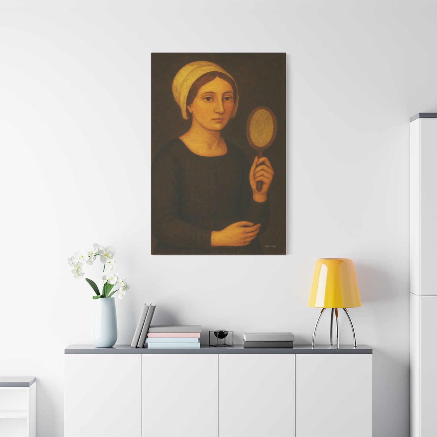 Vintage Art Print, Wall Decor, Home Decoration, Gift for Her, Canvas Artwork, Bohemian Style, Framed Picture