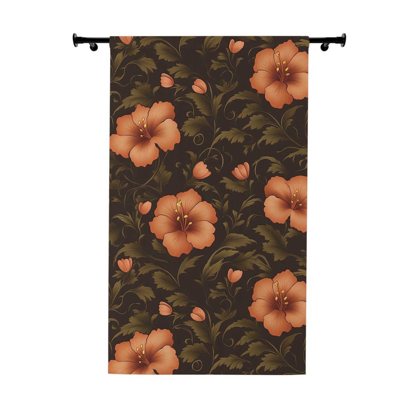 Floral Window Curtains