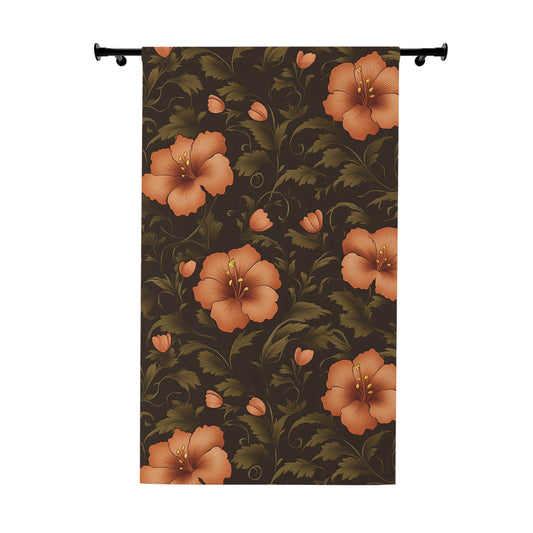 Floral Window Curtains