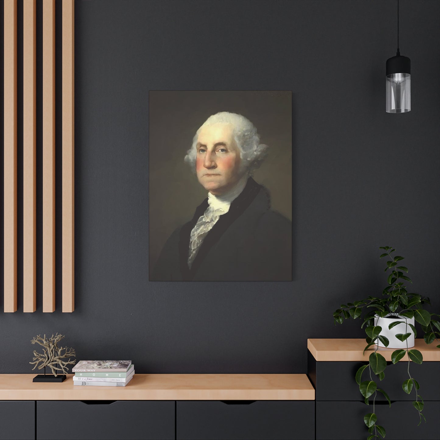 George Washington Portrait Canvas Print | Classic Home Decor
