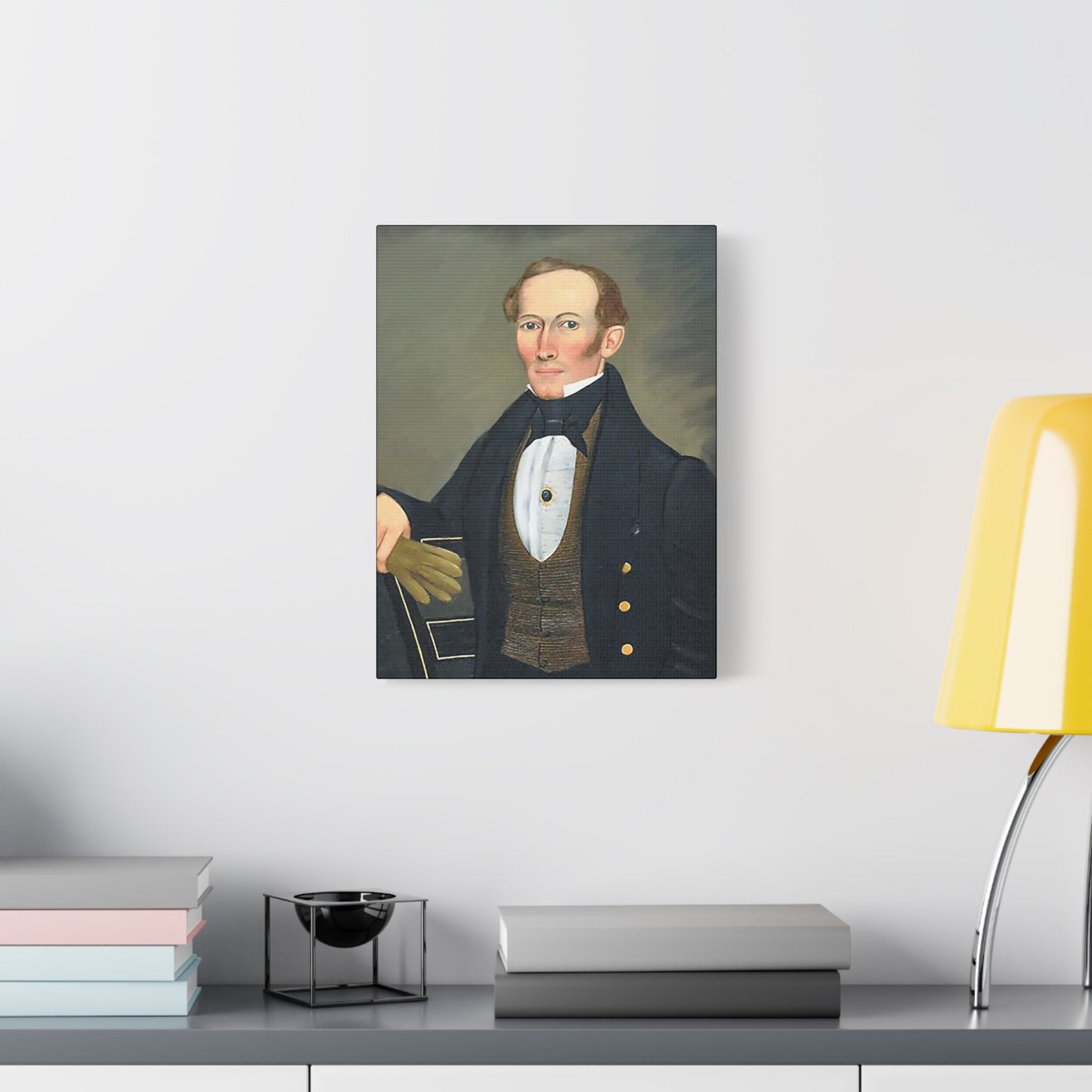 President Pearce Vintage Portrait Matte Canvas Wall Art - Classic Decor for Home
