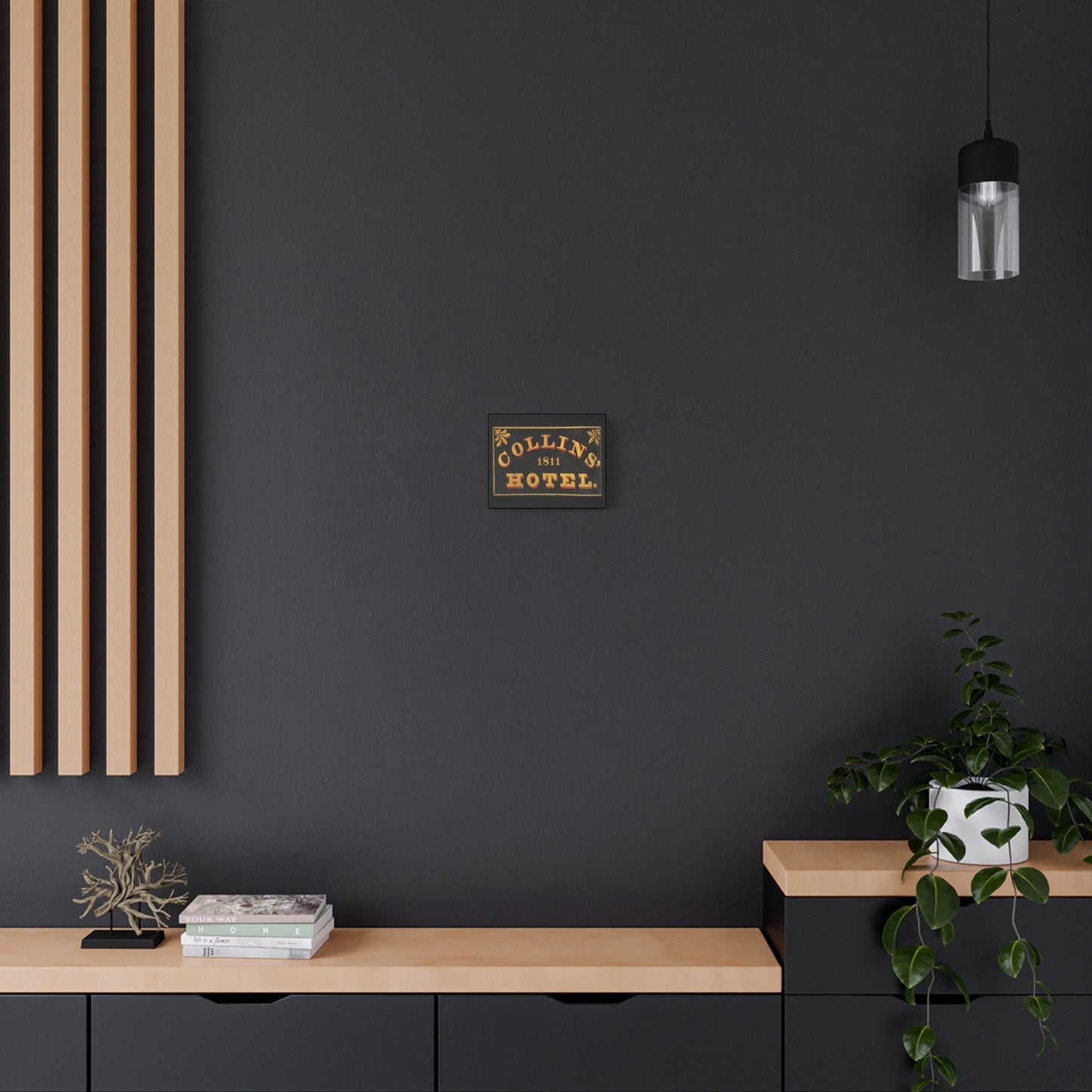 Collins Hotel Matte Canvas, Stretched, 1.25"