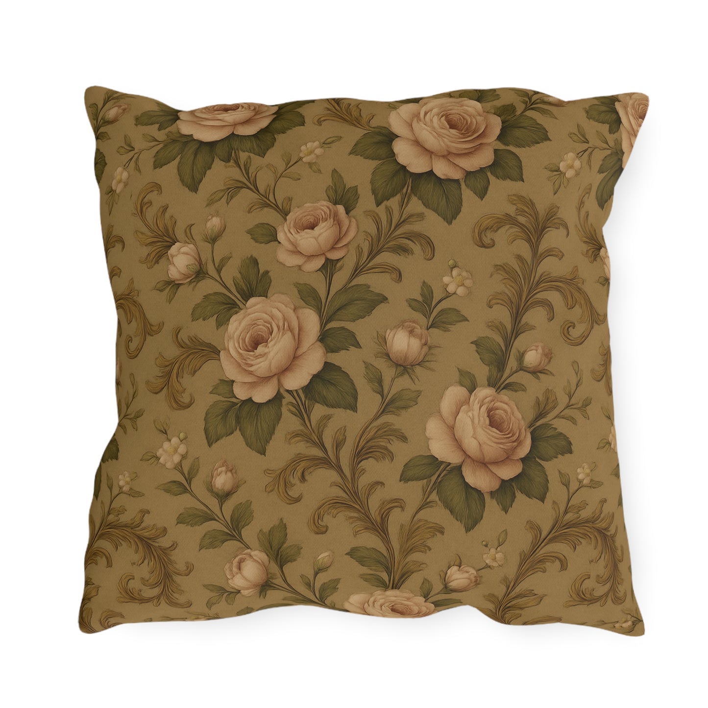 Elegant Decorative Outdoor Pillows, Floral Accent Cushions for Patios, Garden Decor, Cozy Outdoor Lounge, Gift for Home Lovers