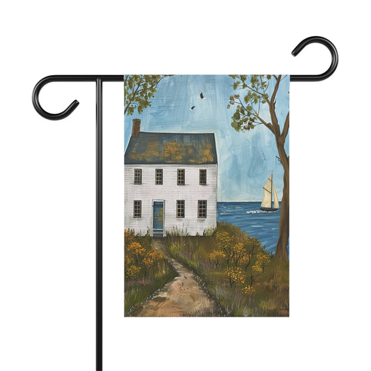Cottage by the Sea Garden & House Banner
