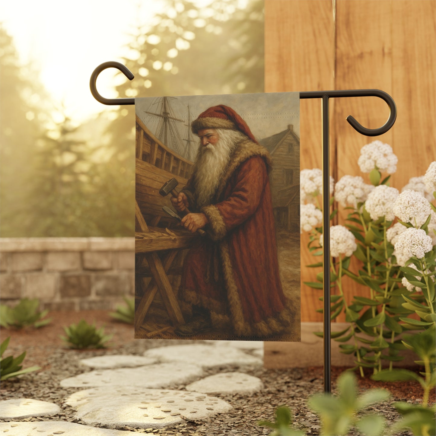 Santa Claus Garden Banner