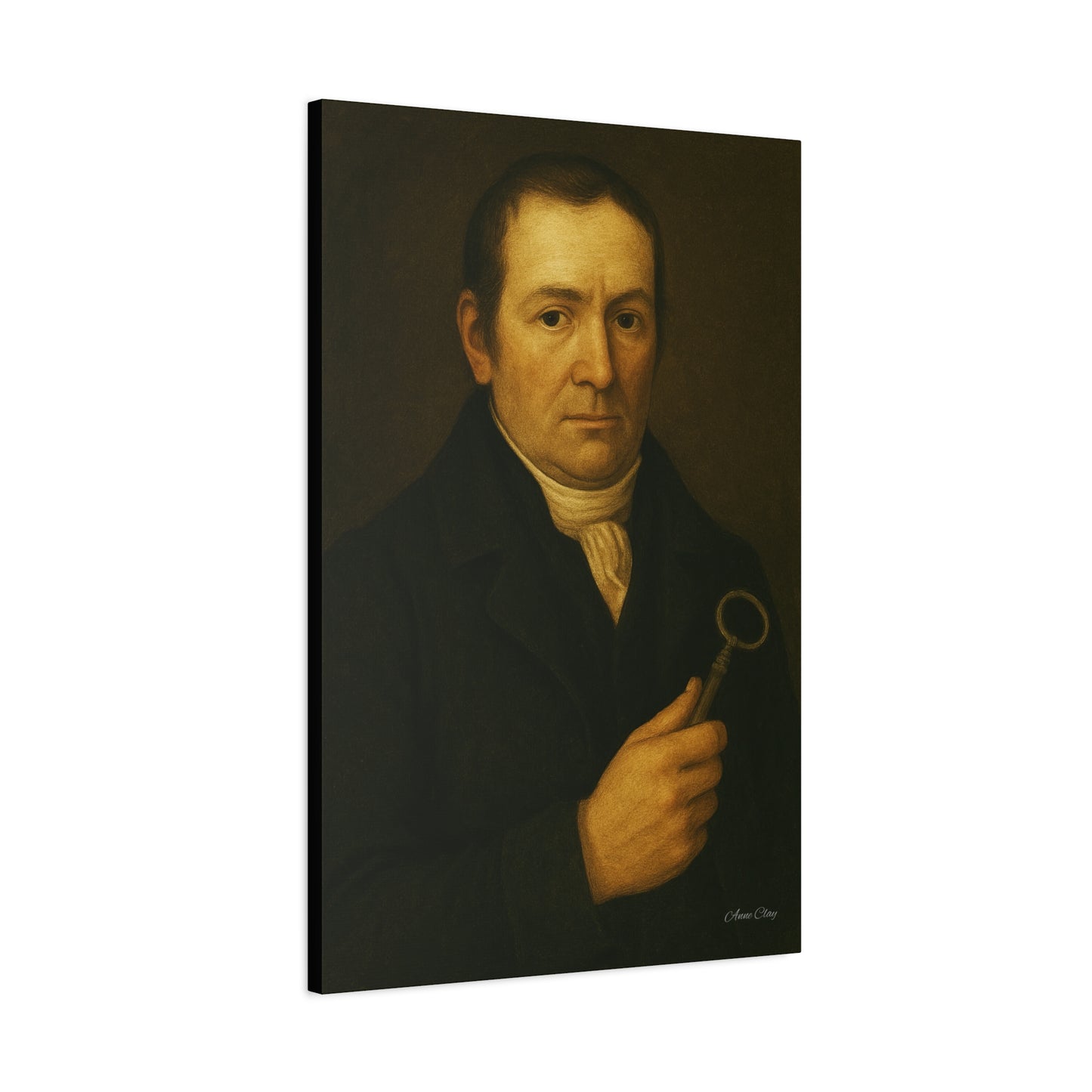 Matte Canvas Wall Art, Portrait of Historical Figure, Vintage Decor, Home Aesthetic, Gift for Art Lovers, Framed Print, Unique Wall Decor