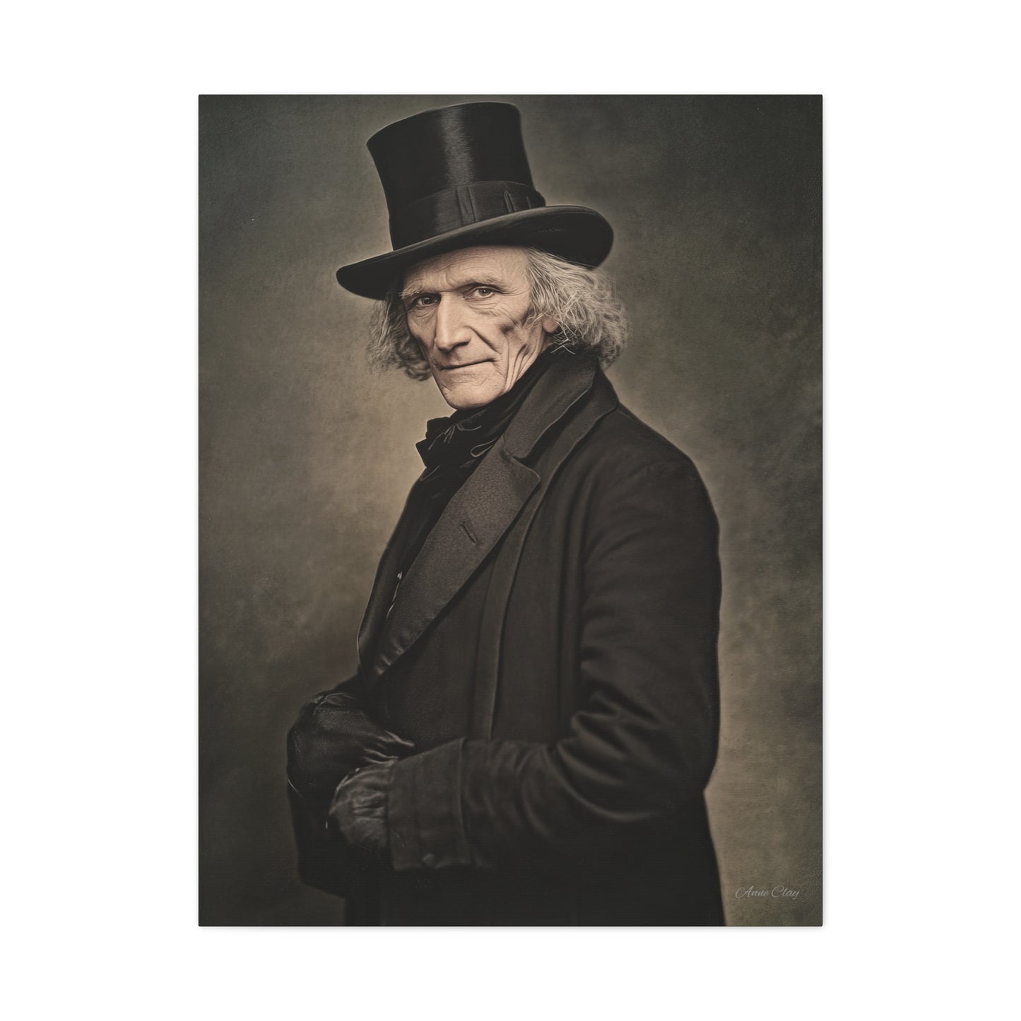 WS Scrooge Matte Canvas, Stretched, 1.25"