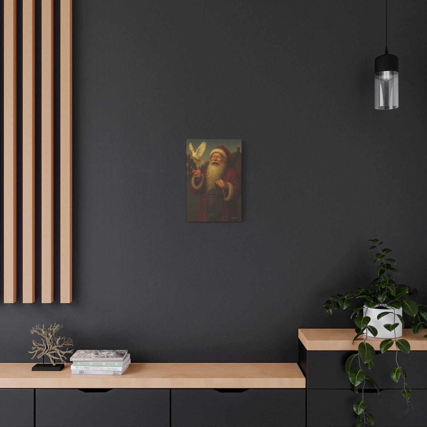 Santa Claus Canvas Wall Art