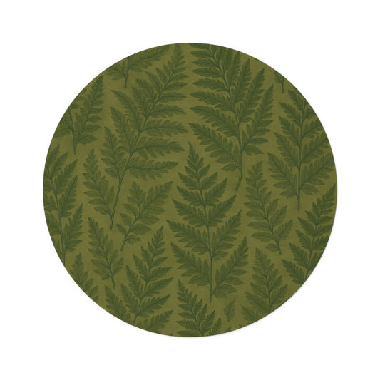 Nature-Inspired Round Rug, Elegant Home Decor, Bohemian Style, Living Room Decor, Eco-Friendly Floor Mat, Gift Idea for All Occasions