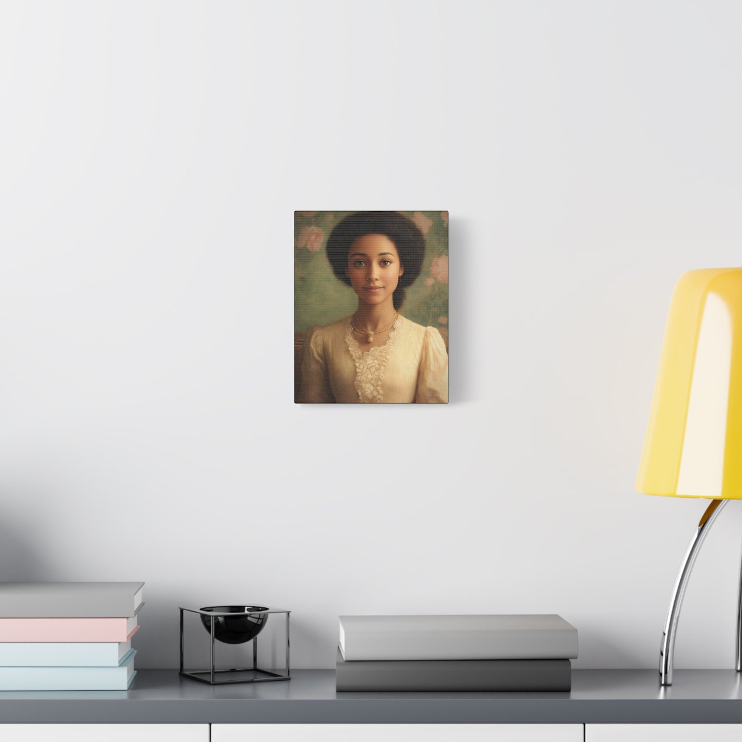 Elegant Portrait Canvas Print, Wall Art, Vintage Home Decor, Art for Living Room, Gallery Wall Decoration, Gift for Art Lovers