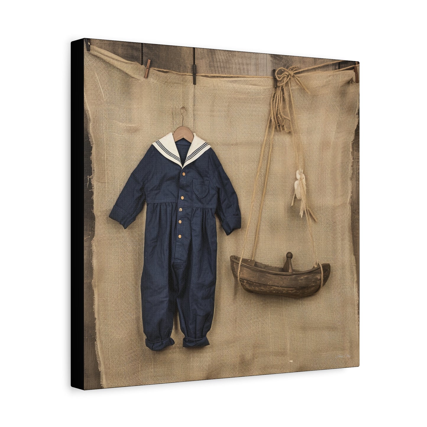 Sailor Child Matte Canvas, Stretched, 1.25"