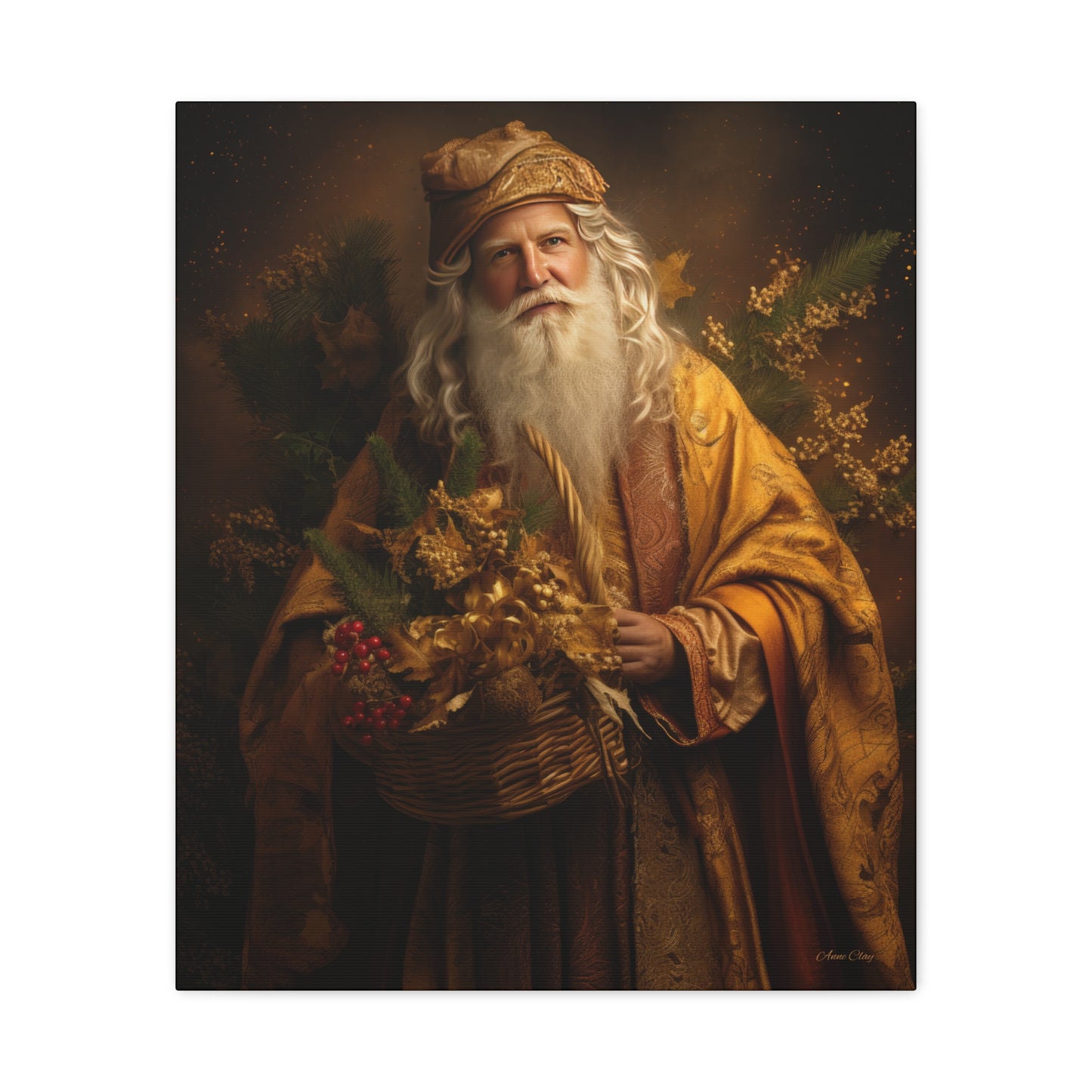 Santa New Year! Matte Canvas, Stretched, 1.25"