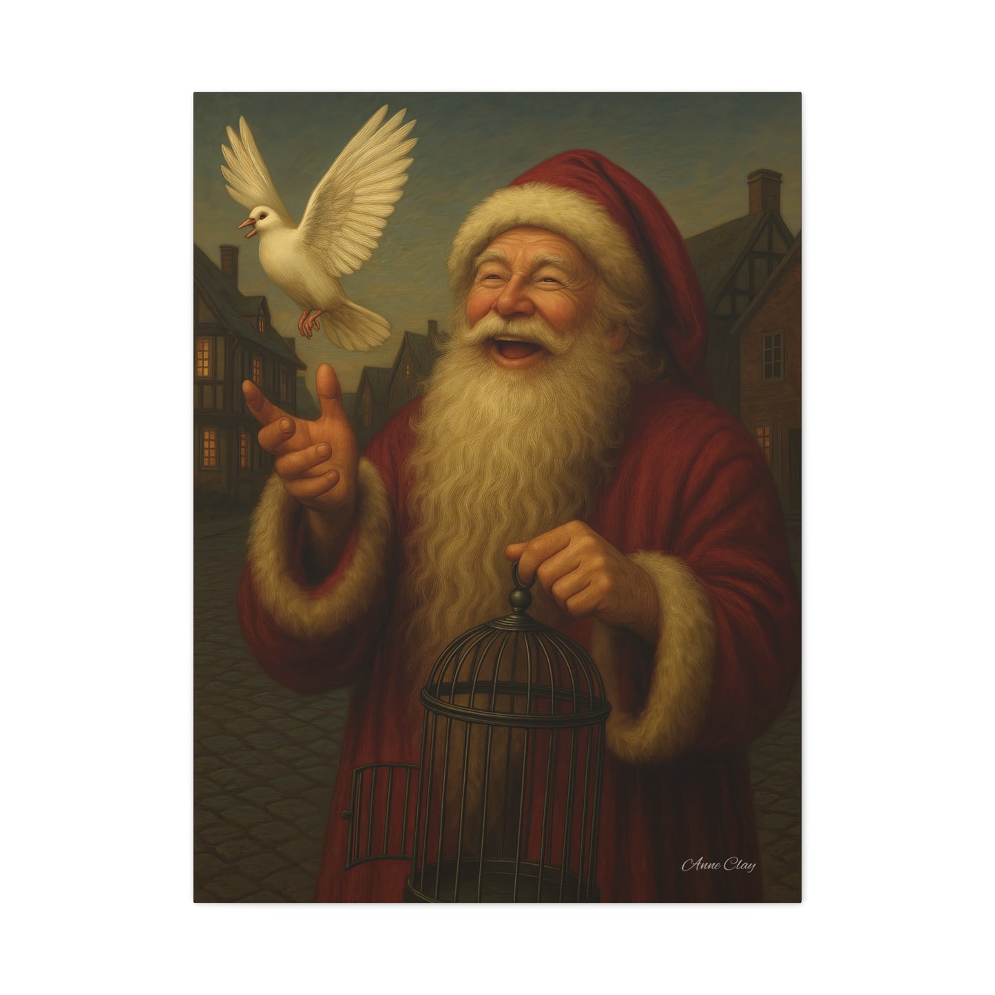 Santa Claus Canvas Wall Art