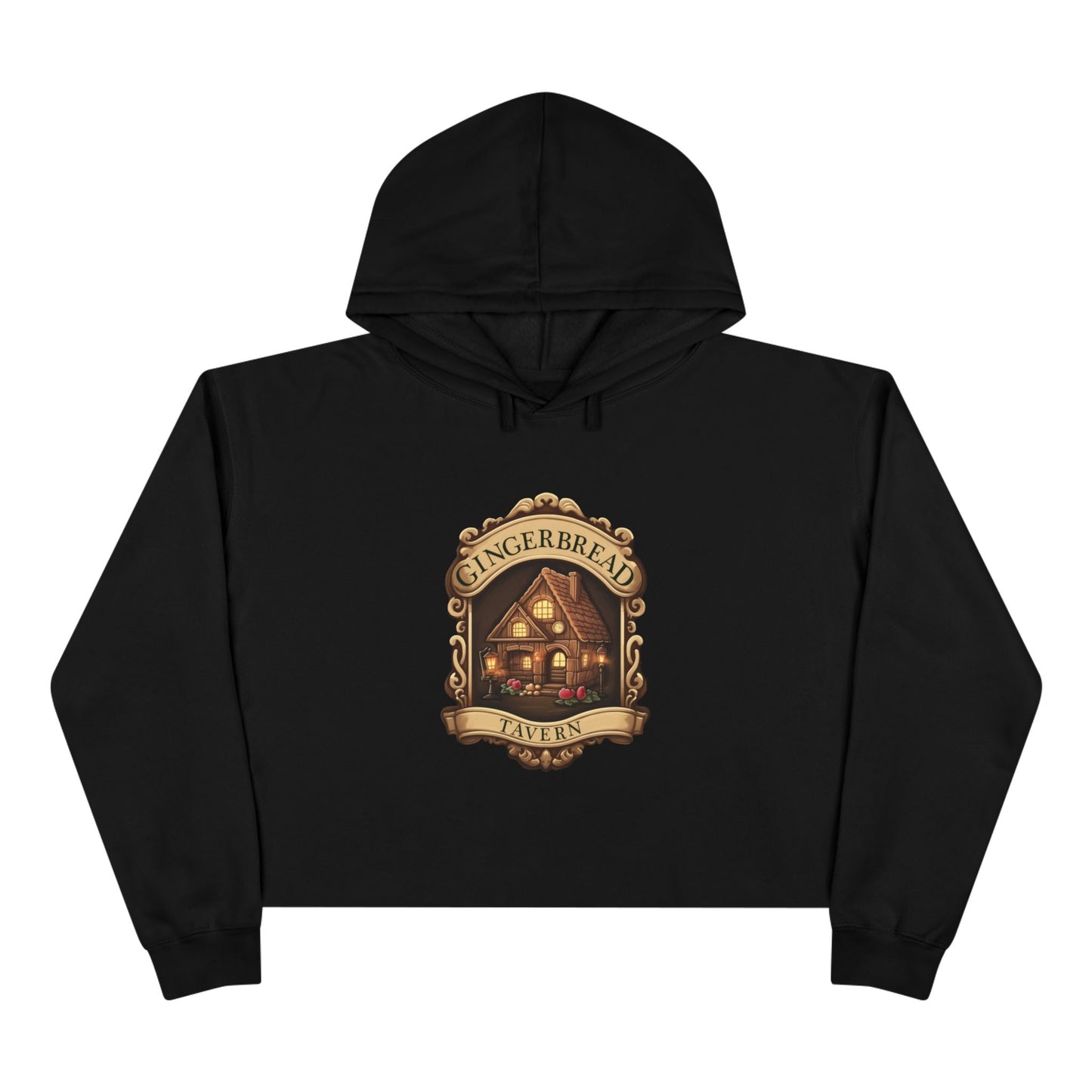 Gingerbread Tavern Crop Hoodie