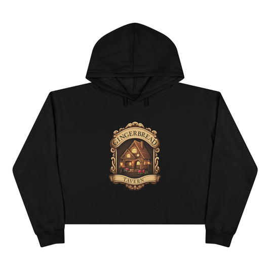 Gingerbread Tavern Crop Hoodie