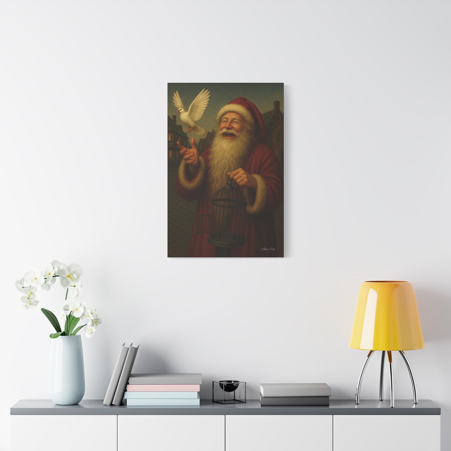 Santa Claus Canvas Wall Art