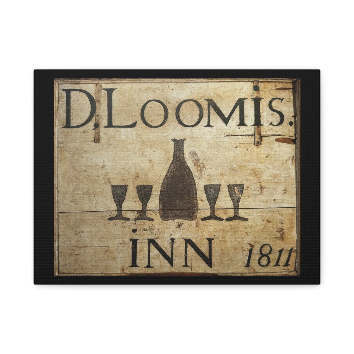 D. Loomis Inn Matte Canvas, Stretched, 1.25"