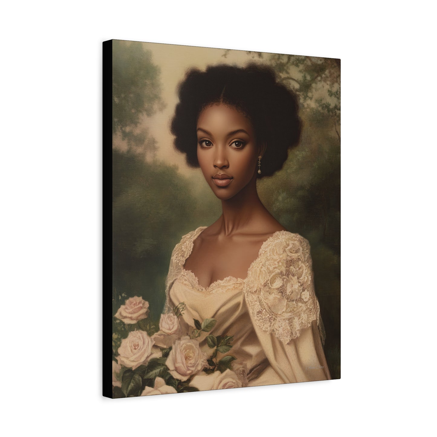 Elegant Floral Canvas Art, Stunning Wall Decor, Home Decor, Bedroom Art, Gift for Her, Wedding Gift, Floral Print