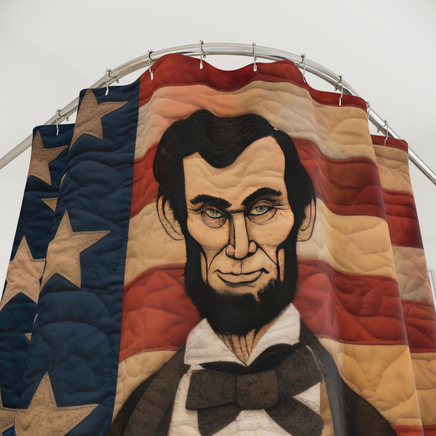 Abe Lincoln Shower Curtains